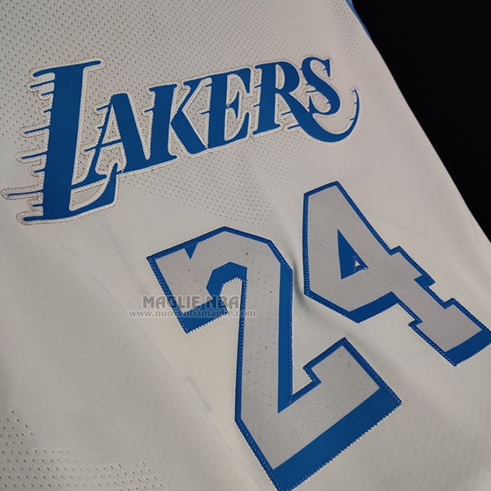Maglia
 Kobe Bryant NO 24 Los Angeles Lakers Citta
 Autentico
 2020-21 Bianco
